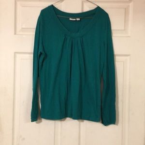 Long sleeve green shirt